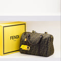 Fendi Zucca Boston Bag
