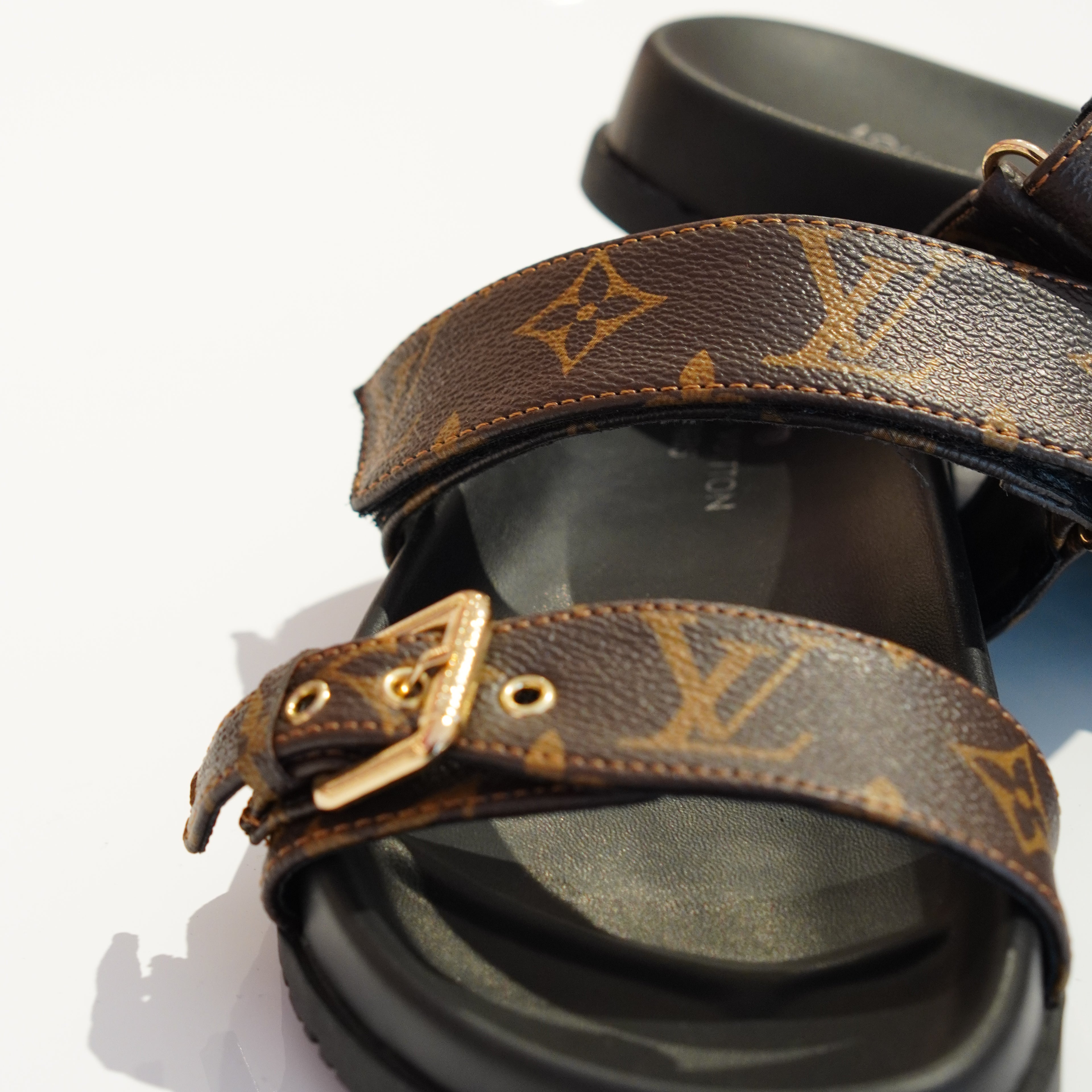 Sabot Louis Vuitton en cuir