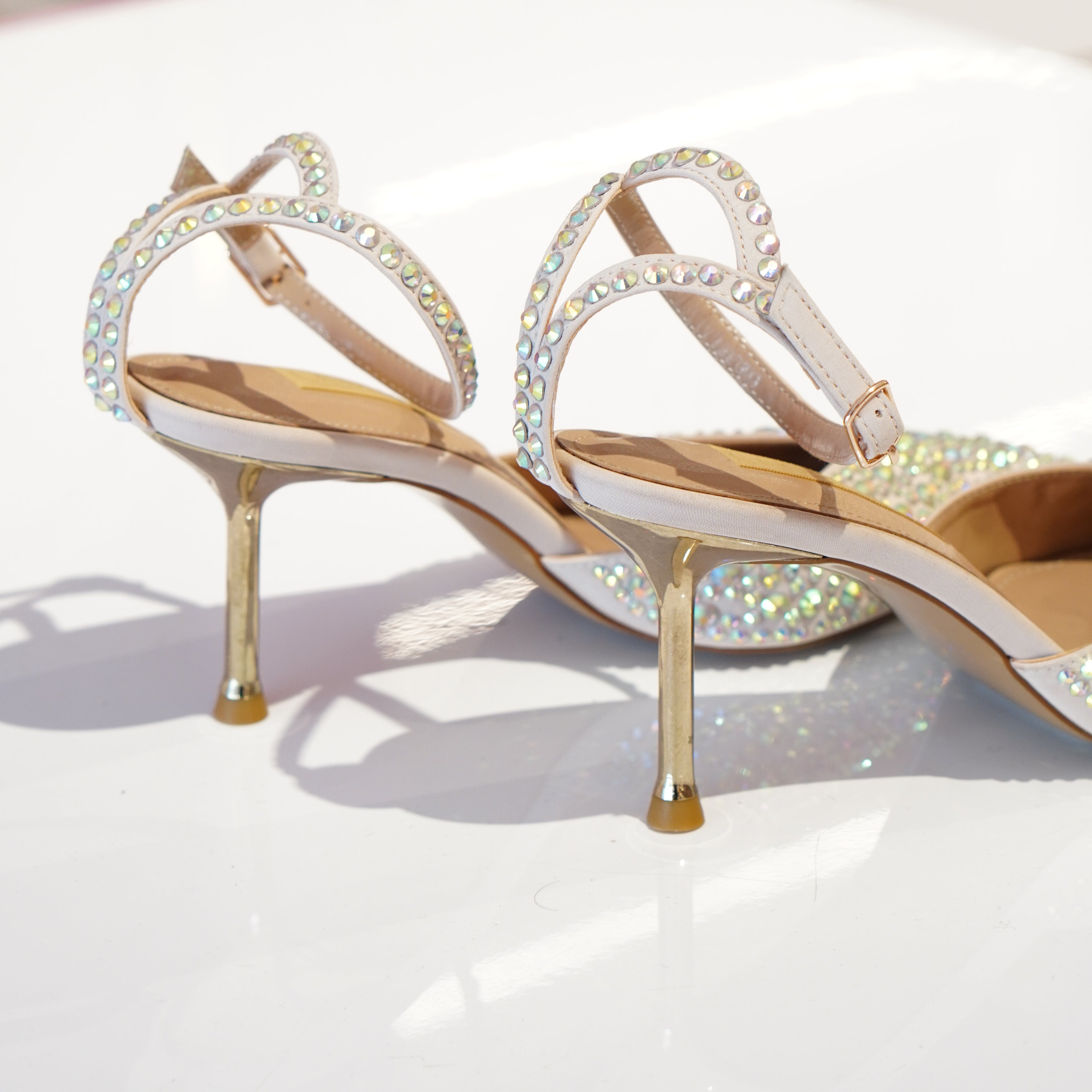 Soulier sandale à bride arriére