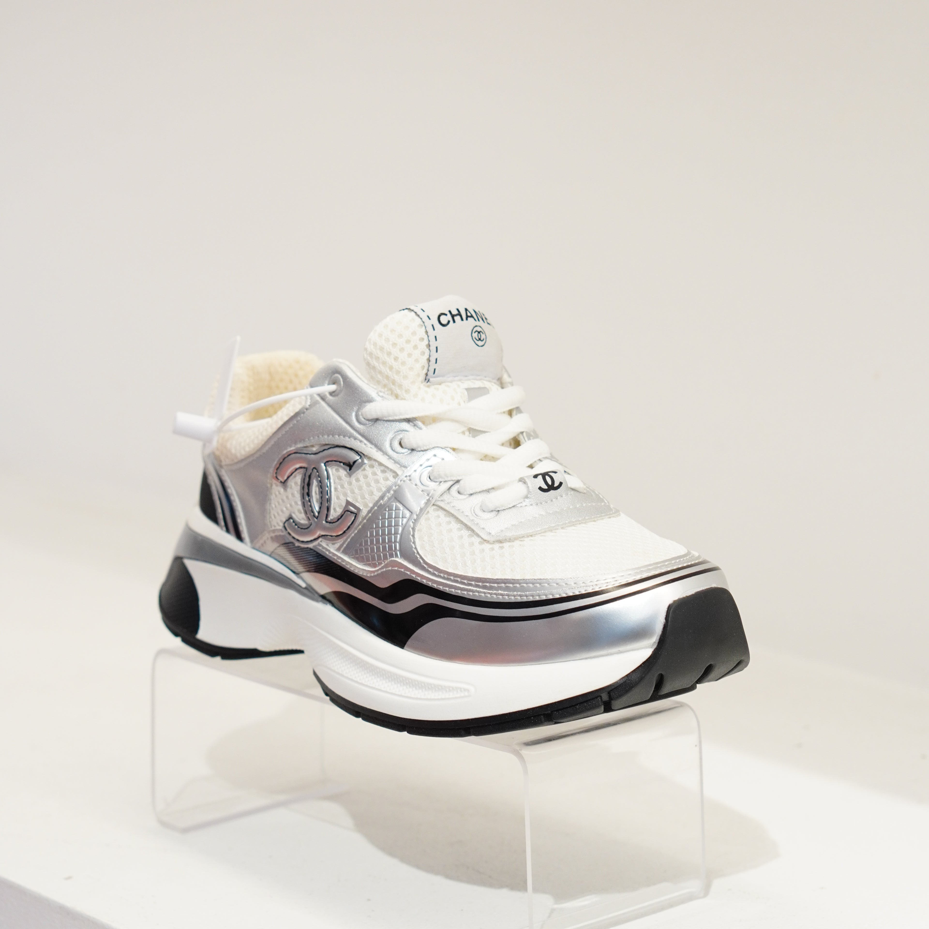 Chanel Metallic Calfskin & Mixed Fibers
