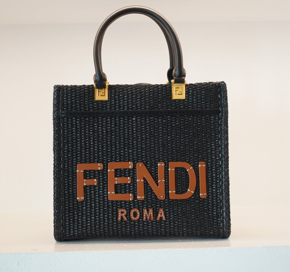Fendi En Raphia Noir