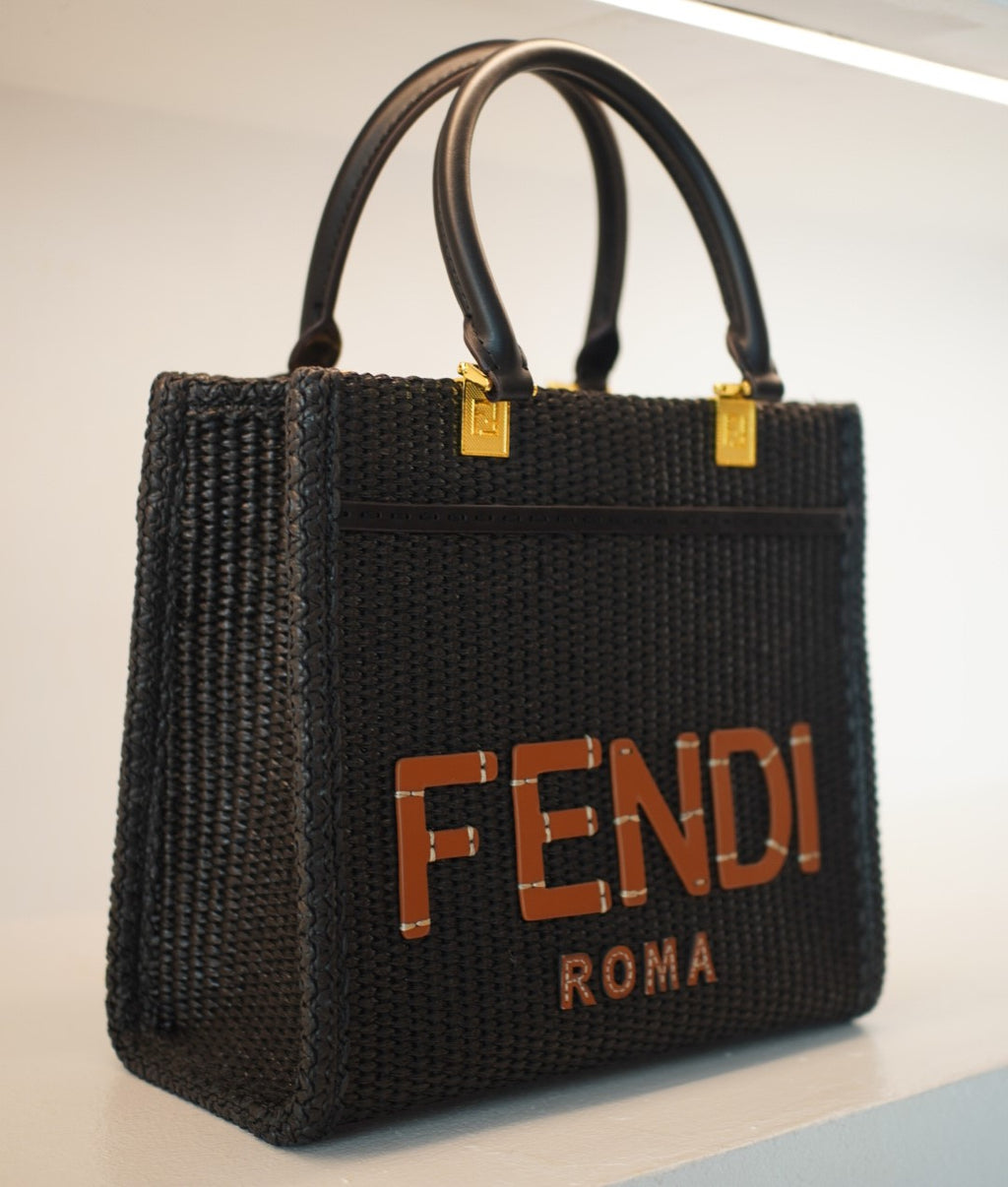 Fendi En Raphia Noir