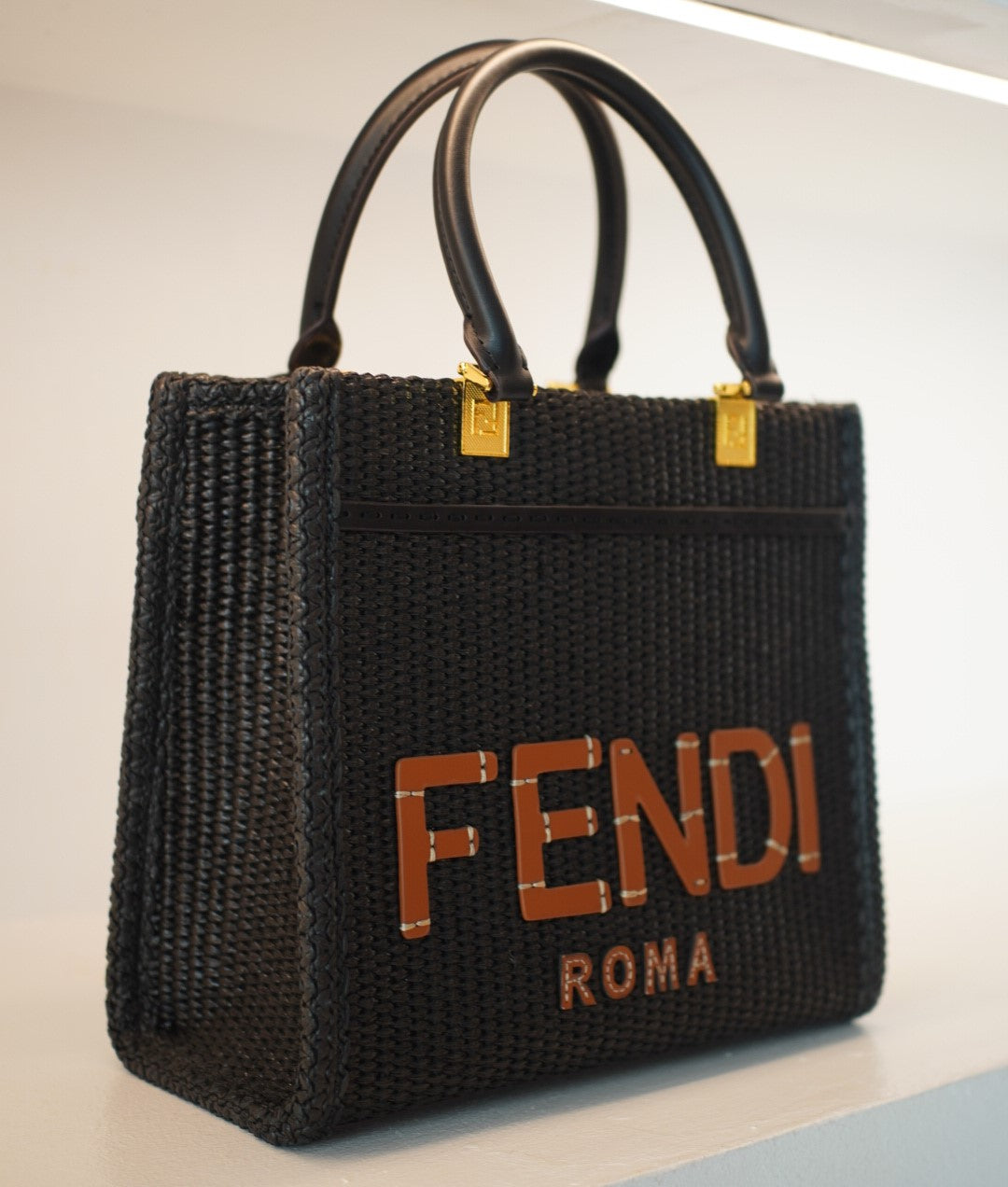 Fendi En Raphia Noir